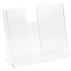 View Image 2 of 3 of Clear Literature Holder - 7-3/8" - 8-3/4" - Pack of 5