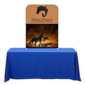 Additional Image 1 - a table with a blue table cloth