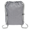 a grey bag with straps