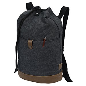 Additional Image 2 - a grey backpack with a black strap