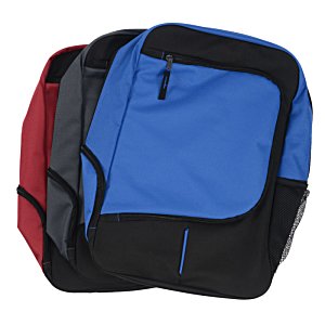 Additional Image 3 - a blue and black backpack