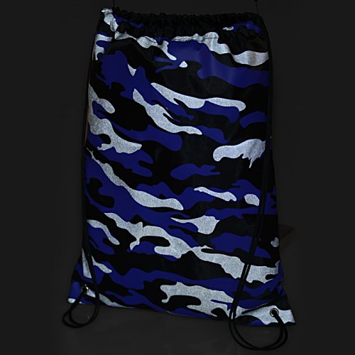 Additional Image 1 - a blue and white camouflage skirt