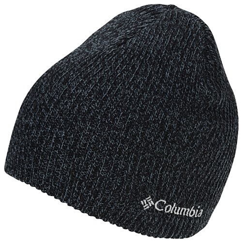 Additional Image 1 - a black beanie with white text