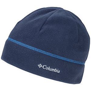 Additional Image 1 - a blue beanie with a blue stripe