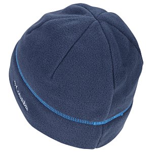 Additional Image 2 - a blue beanie with a blue stripe