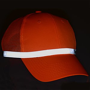 Additional Image 2 - a red hat with a white stripe