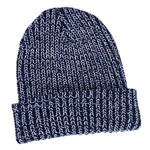 Additional Image 1 - a blue knit hat on a white background