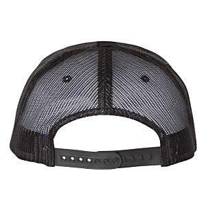 Additional Image 1 - a black hat with a mesh back