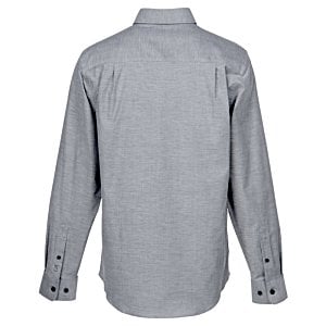 Additional Image 1 - a back view of a grey shirt