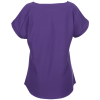 View Image 2 of 3 of Giselle Short Sleeve V-Neck Blouse - Ladies'