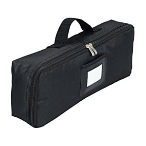 Additional Image 4 - a black bag with a white label