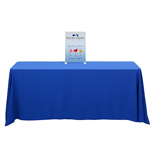 Additional Image 1 - a table with a blue tablecloth
