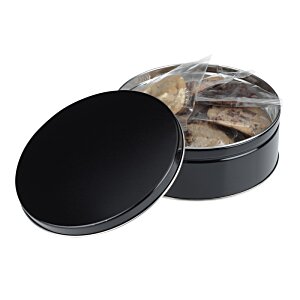 Additional Image 1 - a round black container with a black lid