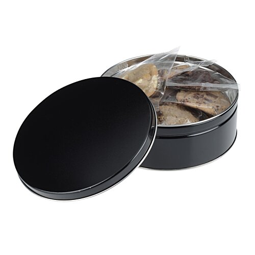 Additional Image 1 - a round black container with a black lid