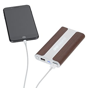 Additional Image 2 - a black and brown power bank