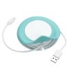 View Image 2 of 5 of Wrap Around Wireless Charging Pad with Duo Charging Cable