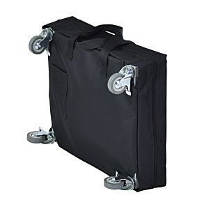 Additional Image 6 - a black suitcase with wheels