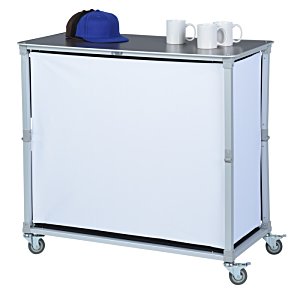Additional Image 10 - a white cart with a blue hat on top