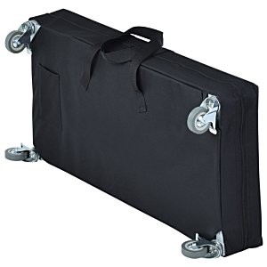 Additional Image 6 - a black suitcase with wheels