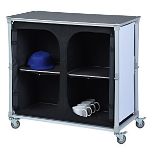 Additional Image 8 - a black and grey shelf with wheels