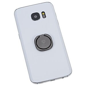 Additional Image 1 - a white cell phone with a round black circle