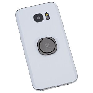 Additional Image 1 - a white cell phone with a round black circle