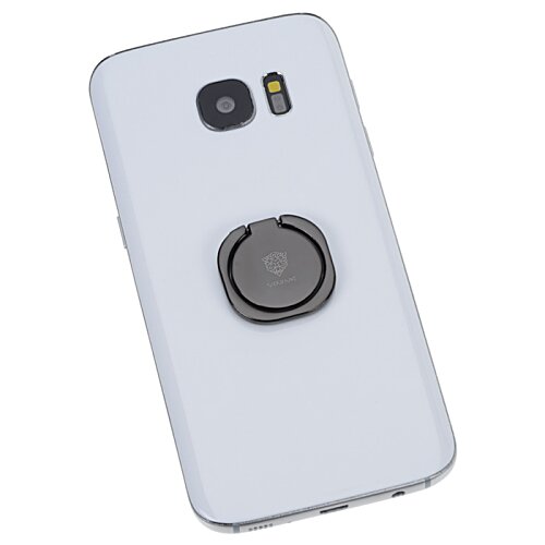 Additional Image 1 - a white cell phone with a round black circle