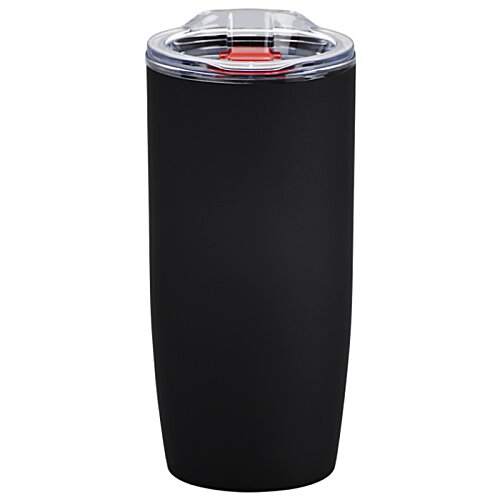 Additional Image 3 - a black cylindrical object with a red lid