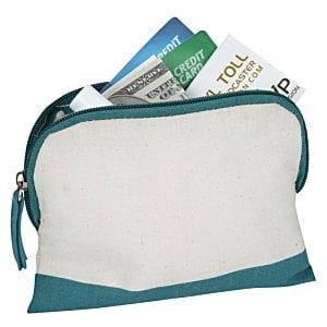 Additional Image 1 - a white and blue bag with a green trim
