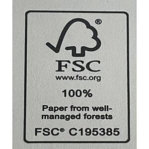 Additional Image 3 - a white label with black text