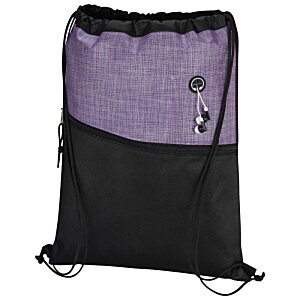 Additional Image 1 - a purple and black backpack