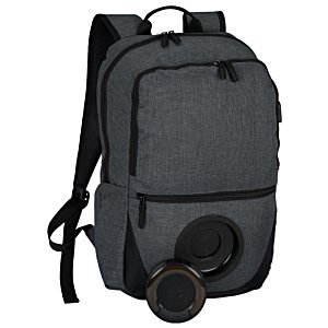 Additional Image 6 - a grey backpack with wheels