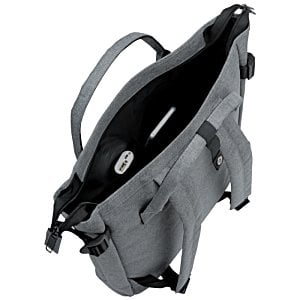 Additional Image 1 - a grey bag with black straps