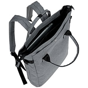 Additional Image 2 - a grey bag with black straps