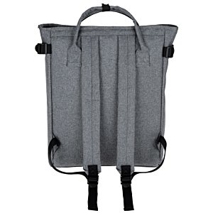 Additional Image 3 - a grey bag with black handles