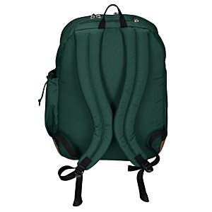 Additional Image 2 - a green backpack with black straps