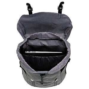 Additional Image 1 - a grey backpack with a black strap