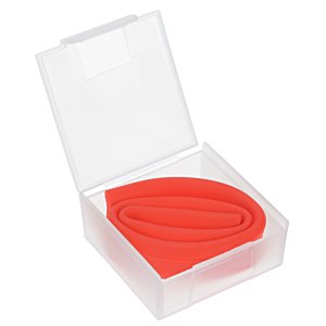 Additional Image 2 - a red rubber in a plastic box