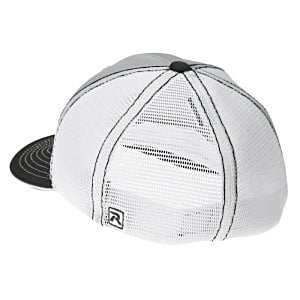 Additional Image 1 - a white hat with black trim