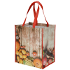 a bag with a picture of fruit