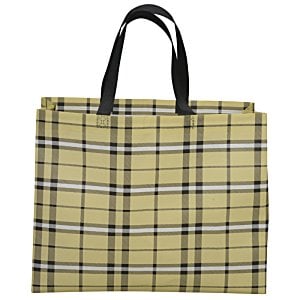 Additional Image 1 - a yellow and black plaid bag