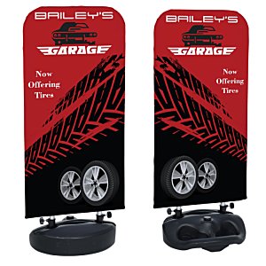Additional Image 1 - a pair of red and black signs
