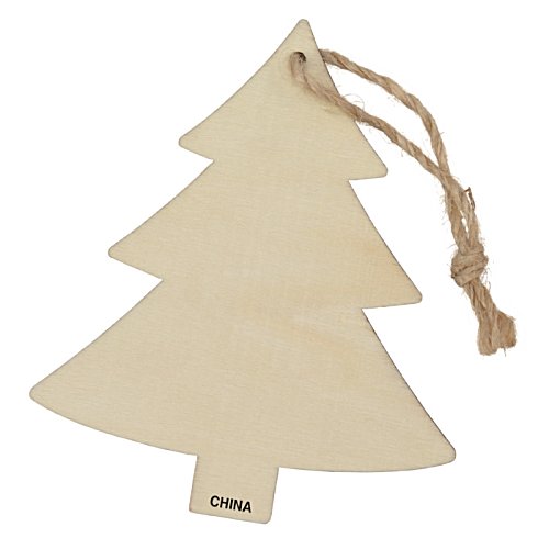 Additional Image 1 - a white paper tree shaped tag