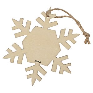Additional Image 1 - a snowflake shaped tag
