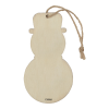 View Image 2 of 2 of Wood Ornament - Snowman - 24 hr
