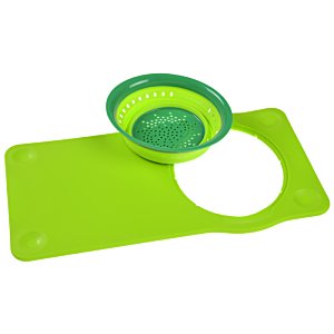 Additional Image 2 - a green and yellow plastic bowl
