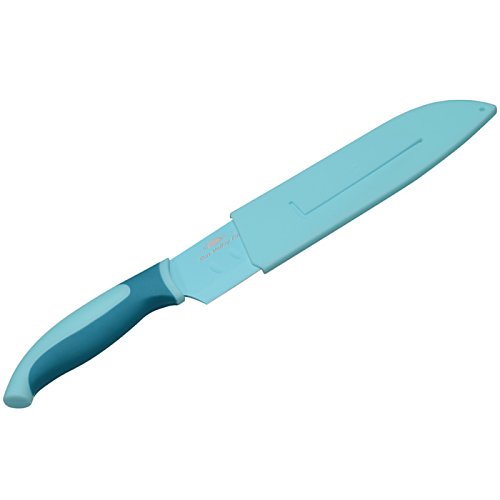 Additional Image 2 - a blue knife with a blue handle