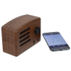 View Image 3 of 5 of Vintage Wood Grain Bluetooth Speaker - 24 hr