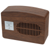 View Image 4 of 5 of Vintage Wood Grain Bluetooth Speaker - 24 hr