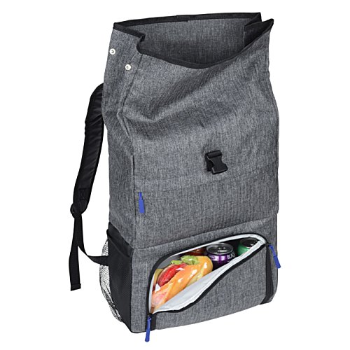 Additional Image 1 - a grey backpack with a black strap